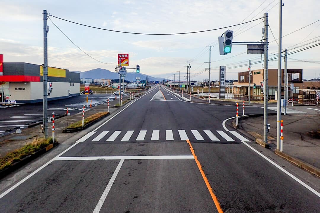 道路完成景観 坂町地区交通安全対策その３工事